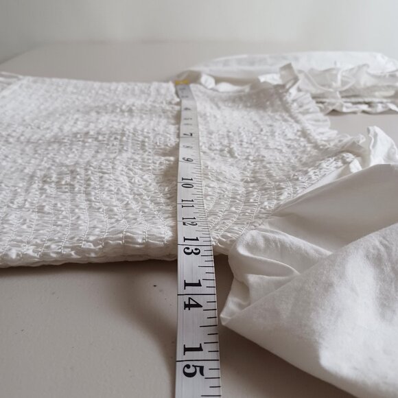 The Drop Marisol On/Off-Shoulder Cotton Smock Blouse - Picture 11 of 16